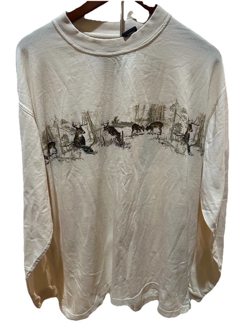 RedHead Deer Hunting Graphic Long Sleeve Shirt XL Wildlife Nature Outdoors Buck